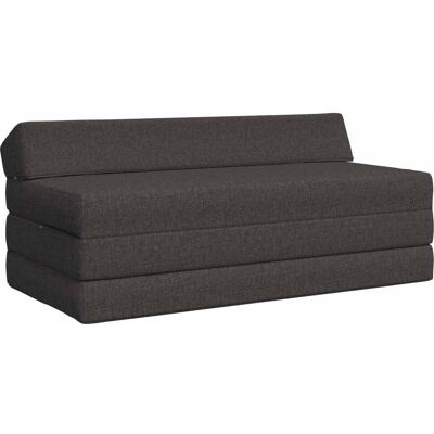 VIDAXL Divano Letto Pieghevole Grigio Scuro 120 X 60 X 49 Cm Tessuto VIDAXL Divano Letto Pieghevole Grigio Scuro 120 X 60 X 49 Cm Tessuto
