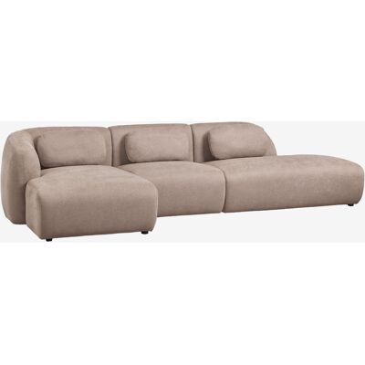 SKLUM Divano Modulare Chaise Longue Sinistro A 3 Pezzi Con Divano Destro In Ciniglia Coquette SKLUM Divano Modulare Chaise Longue Sinistro A 3 Pezzi Con Divano Destro In Ciniglia Coquette