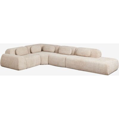 SKLUM Divano Modulare Angolare A 4 Pezzi Con Chaise Longue A Destra In Ciniglia Confezionato Sottovuoto Merida SKLUM Divano Modulare Angolare A 4 Pezzi Con Chaise Longue A Destra In Ciniglia Confezionato Sottovuoto Merida