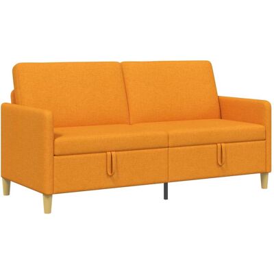 VIDAXL Divano Con Storage Giallo Scuro 172 X 78 X 87 Cm Poliestere VIDAXL Divano Con Storage Giallo Scuro 172 X 78 X 87 Cm Poliestere