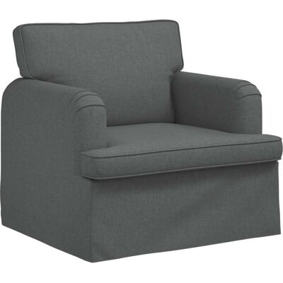 VIDAXL Divano Grigio Scuro 84 X 80 X 85 Cm Tessuto VIDAXL Divano Grigio Scuro 84 X 80 X 85 Cm Tessuto