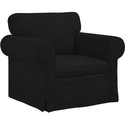 VIDAXL Divano Nero 95 X 82 X 80 Cm Tessuto VIDAXL Divano Nero 95 X 82 X 80 Cm Tessuto