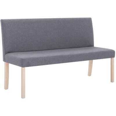 HELLOSHOP26 Panca Pouf Sgabello Panca Arredo 139 5 Cm Poliestere Grigio Chiaro 3002101 HELLOSHOP26 Panca Pouf Sgabello Panca Arredo 139 5 Cm Poliestere Grigio Chiaro 3002101