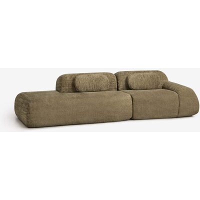 SKLUM Divano Modulare Angolare A 2 Pezzi Con Chaise Longue Sinistra In Ciniglia Confezionato Sottovuoto Merida SKLUM Divano Modulare Angolare A 2 Pezzi Con Chaise Longue Sinistra In Ciniglia Confezionato Sottovuoto Merida