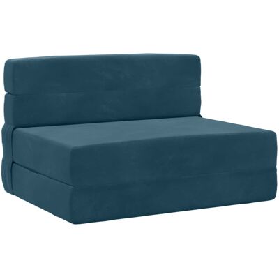 VIDAXL Divano Letto Pieghevole Blu 70 X 72 X 60 Cm Tessuto VIDAXL Divano Letto Pieghevole Blu 70 X 72 X 60 Cm Tessuto