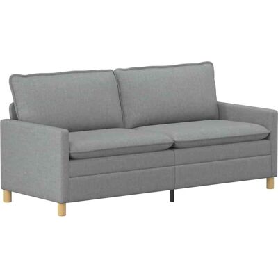 VIDAXL Divano Grigio Chiaro 196 X 81 X 87,5 Cm Tessuto VIDAXL Divano Grigio Chiaro 196 X 81 X 87,5 Cm Tessuto