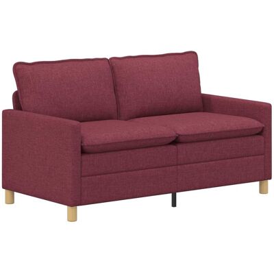 VIDAXL Divano Rosso Vino 156 X 81 X 87,5 Cm Tessuto VIDAXL Divano Rosso Vino 156 X 81 X 87,5 Cm Tessuto