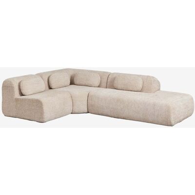 SKLUM Divano Modulare Angolare A 3 Pezzi Con Chaise Longue A Destra In Ciniglia Confezionato Sottovuoto Merida SKLUM Divano Modulare Angolare A 3 Pezzi Con Chaise Longue A Destra In Ciniglia Confezionato Sottovuoto Merida