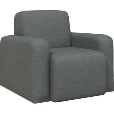 VIDAXL Poltrona Grigio Scuro Tessuto VIDAXL Poltrona Grigio Scuro Tessuto