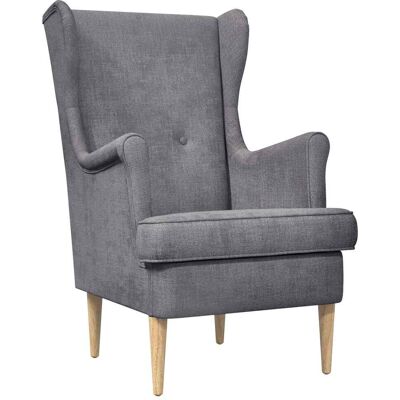 VIDAXL Poltrona Grigio Chiaro Ares VIDAXL Poltrona Grigio Chiaro Ares