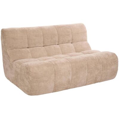 ATMOSPHERA Divano Miroa 2 Posti 130x92x68 Cm In Tessuto Beige - Créateur D'Intérieur ATMOSPHERA Divano Miroa 2 Posti 130x92x68 Cm In Tessuto Beige - Créateur D'Intérieur
