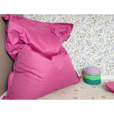 Beliani Grande Puf Rosa - Puf Beliani Grande Puf Rosa - Puf