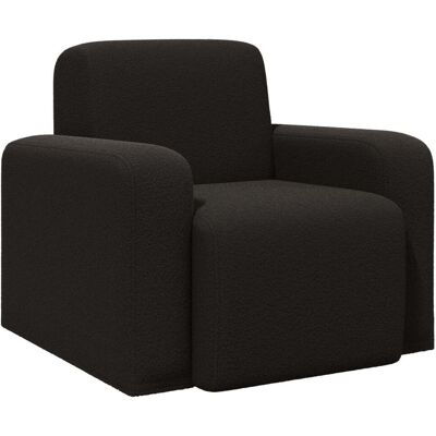 VIDAXL Poltrona Nero Bouclé VIDAXL Poltrona Nero Bouclé