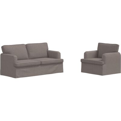 VIDAXL Set Di Divani 2 Pcs Talpa 162 X 80 X 85 Cm Tessuto VIDAXL Set Di Divani 2 Pcs Talpa 162 X 80 X 85 Cm Tessuto