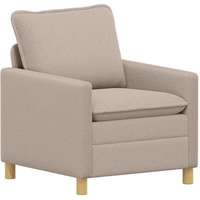 VIDAXL Divano Grigio Chiaro 76 X 81 X 87,5 Cm Tessuto VIDAXL Divano Grigio Chiaro 76 X 81 X 87,5 Cm Tessuto