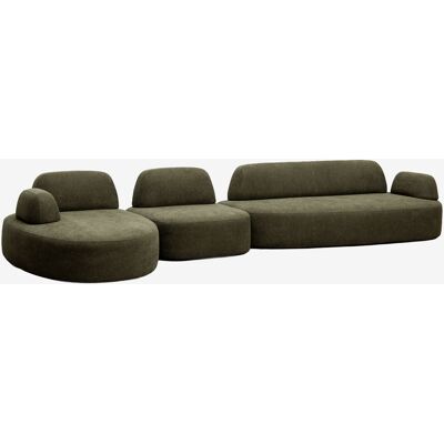 SKLUM Divano Modulare Chaise Longue Sinistro A 3 Pezzi Con Modulo Angolare Imbottito Giorgia SKLUM Divano Modulare Chaise Longue Sinistro A 3 Pezzi Con Modulo Angolare Imbottito Giorgia