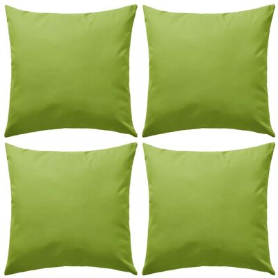 DÉCOSHOP26 Set Di 4 Cuscini Decorativi Da Giardino Per Esterni 45 X 45 Cm Verde Mela Dec020091 DÉCOSHOP26 Set Di 4 Cuscini Decorativi Da Giardino Per Esterni 45 X 45 Cm Verde Mela Dec020091