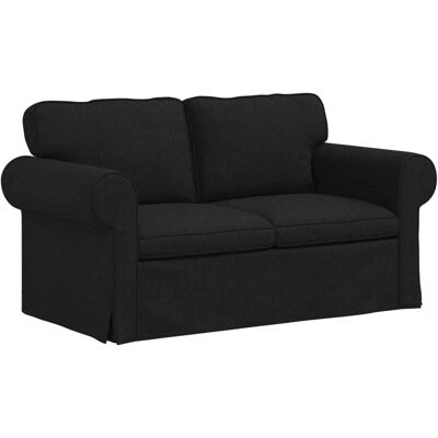 VIDAXL Divano Nero 155 X 82 X 80 Cm Tessuto VIDAXL Divano Nero 155 X 82 X 80 Cm Tessuto