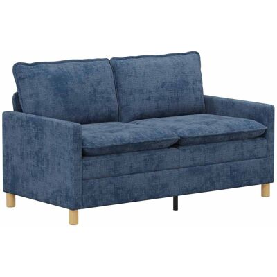 VIDAXL Divano Blu 156 X 81 X 87,5 Cm Poliestere VIDAXL Divano Blu 156 X 81 X 87,5 Cm Poliestere