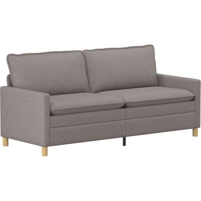 VIDAXL Divano Tortora 196 X 81 X 87,5 Cm Tessuto VIDAXL Divano Tortora 196 X 81 X 87,5 Cm Tessuto