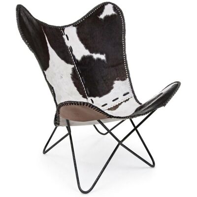 BIZZOTTO Poltrona Buffalo Nera In Pelle 68x70x93h Cm BIZZOTTO Poltrona Buffalo Nera In Pelle 68x70x93h Cm