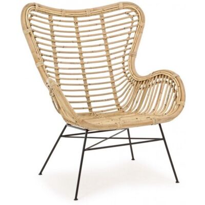 BIZZOTTO Poltrona "casilda" Per Interno, Struttura In Rattan, Rifinitura Con Vernice Melaminica 74 X 75 X 85h Cm BIZZOTTO Poltrona "casilda" Per Interno, Struttura In Rattan, Rifinitura Con Vernice Melaminica 74 X 75 X 85h Cm