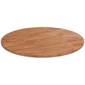 VIDAXL Piano Tavolo Rotondo Marrone Chiaro Ø60x1,5cm Rovere Trattato - VIDAXL Piano Tavolo Rotondo Marrone Chiaro Ø60x1,5cm Rovere Trattato -