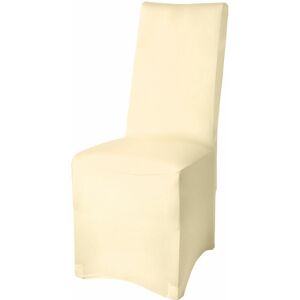 BEAUTISSU - Fodera bielastica per sedie - Leona Crema, 95x45x45 cm
