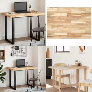 VIDAXL Piano Tavolo Rettangolare 100x70x4cm Legno Massello Di Acacia - Tavolo In Acacia - Tavolo Da Pranzo VIDAXL Piano Tavolo Rettangolare 100x70x4cm Legno Massello Di Acacia - Tavolo In Acacia - Tavolo Da Pranzo