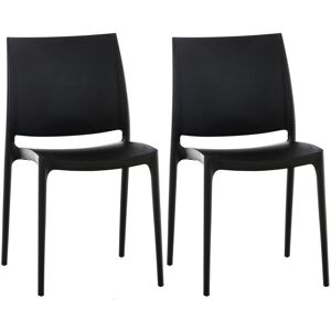 CLP Set Di 2 Sedie Maya Nero CLP Set Di 2 Sedie Maya Nero