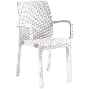 BICA Sedia In Polipropilene 'verona Armchair' Bianco BICA Sedia In Polipropilene 'verona Armchair' Bianco