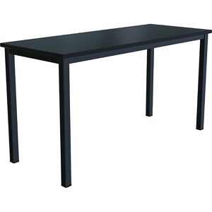 BRICOZONE Elko - Tavolo Da Pranzo In Legno E Gambe In Acciaio Nero 138 X 55 X 73 Cm BRICOZONE Elko - Tavolo Da Pranzo In Legno E Gambe In Acciaio Nero 138 X 55 X 73 Cm