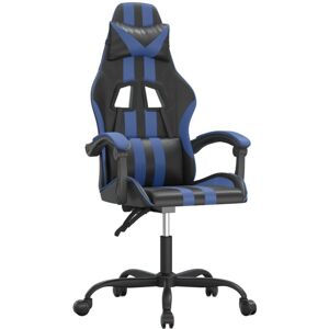 VIDAXL Sedia Da Gaming Nera E Blu In Similpelle VIDAXL Sedia Da Gaming Nera E Blu In Similpelle