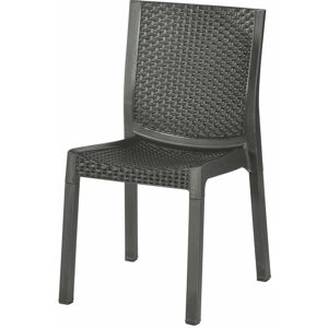 Bauer Sedia Da Giardino In Rattan Panarea Antracite Bauer Sedia Da Giardino In Rattan Panarea Antracite