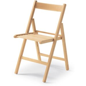 OEM Sedia Pieghevole In Legno Naturale - 79 X 42,5 X 47,5 Cm OEM Sedia Pieghevole In Legno Naturale - 79 X 42,5 X 47,5 Cm