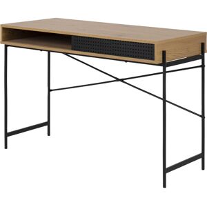 SELSEY Duffman - Scrivania / Ufficio A Casa - Con Contenitore Sotto Il Piano - Nero / Rovere - Industriale SELSEY Duffman - Scrivania / Ufficio A Casa - Con Contenitore Sotto Il Piano - Nero / Rovere - Industriale