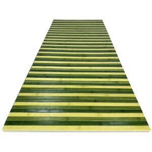 TEX FAMILY Tappeto Cucina Woody © In Legno Bamboo Verde Sfumato Tutte Le Misure Cm. 50/55x140 TEX FAMILY Tappeto Cucina Woody © In Legno Bamboo Verde Sfumato Tutte Le Misure Cm. 50/55x140