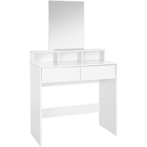 ML-DESIGN Tavolo da Trucco con Specchio - Moderno Bianco ML-DESIGN Tavolo da Trucco con Specchio - Moderno Bianco
