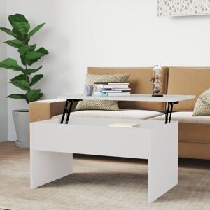vidaXL Tavolino da caffè lucido bianco con piano ribaltabile 80x50.5x41.5 cm vidaXL Tavolino da caffè lucido bianco con piano ribaltabile 80x50.5x41.5 cm