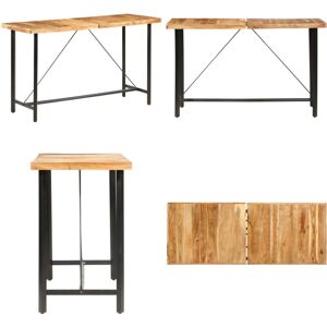 VIDAXL Tavolo Da Bar 180x70x107 Cm In Legno Massello Di Acacia - Tavolo Da Bar In Acacia - Tavolo Da Bar Industriale VIDAXL Tavolo Da Bar 180x70x107 Cm In Legno Massello Di Acacia - Tavolo Da Bar In Acacia - Tavolo Da Bar Industriale