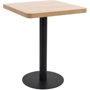 VIDAXL Tavolo Da Bistrot Marrone Chiaro 60x60 Cm In Mdf - VIDAXL Tavolo Da Bistrot Marrone Chiaro 60x60 Cm In Mdf -