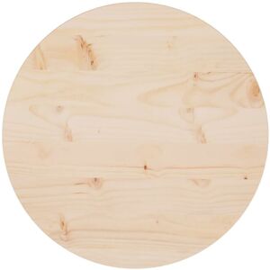 VIDAXL Piano Tavolo Ø50x2,5 Cm In Legno Massello Di Pino VIDAXL Piano Tavolo Ø50x2,5 Cm In Legno Massello Di Pino