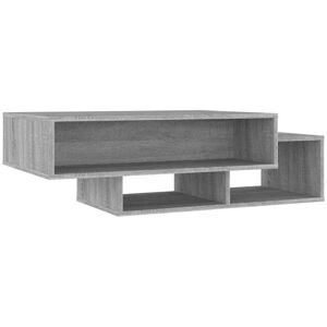 VIDAXL Tavolino Da Salotto Grigio Sonoma 105x55x32cm Legno Multistrato - VIDAXL Tavolino Da Salotto Grigio Sonoma 105x55x32cm Legno Multistrato -