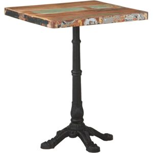 VIDAXL Tavolo Da Bistrot 60x60x76 Cm In Legno Massello Di Recupero - VIDAXL Tavolo Da Bistrot 60x60x76 Cm In Legno Massello Di Recupero -