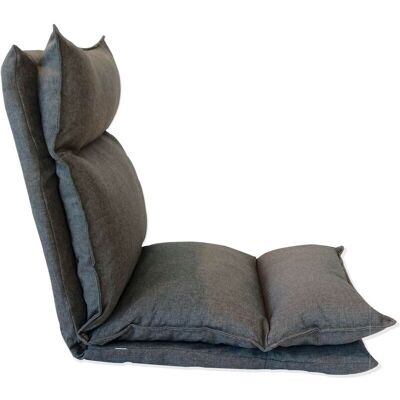 MOBILI REBECCA - Rebecca Mobili Sedia Poltrona A Terra Grigio Chiaro Metallo Poliestere 70x56x70 MOBILI REBECCA - Rebecca Mobili Sedia Poltrona A Terra Grigio Chiaro Metallo Poliestere 70x56x70
