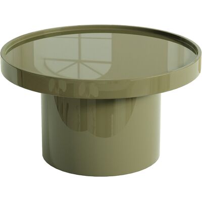 Unique Tavolino In Mdf Cachi Laccato - Sybeva Unique Tavolino In Mdf Cachi Laccato - Sybeva