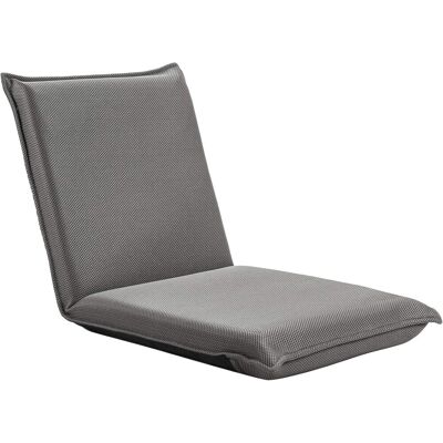 COSTWAY - Sedia Da Pavimento Poltrona Da Terra, Sedia Reclinabile Imbottita, Per Salotto Camera Da Letto E Studio (grigio) COSTWAY - Sedia Da Pavimento Poltrona Da Terra, Sedia Reclinabile Imbottita, Per Salotto Camera Da Letto E Studio (grigio)