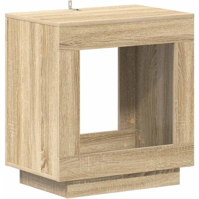 VIDAXL Tavolo Laterale Rovere Sonoma 60 X 40 X 65 Cm VIDAXL Tavolo Laterale Rovere Sonoma 60 X 40 X 65 Cm