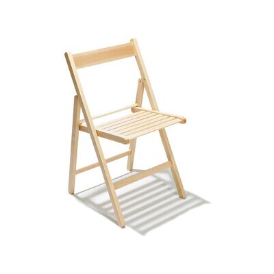 VDS Sedia Pieghevole Liberty Naturale - 4 Pezzi VDS Sedia Pieghevole Liberty Naturale - 4 Pezzi