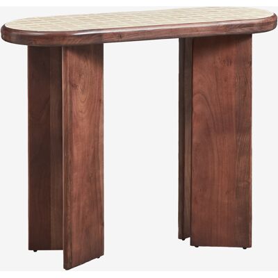 SKLUM Consolle Ingresso 100x40 Cm In Legno Di Acacia E Piastrelle Aitana SKLUM Consolle Ingresso 100x40 Cm In Legno Di Acacia E Piastrelle Aitana